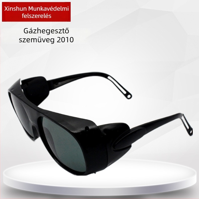2010-es hegesztő szemüveg sík lencsével, UV védelem, ütésálló