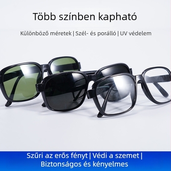 Automata sötétítésű hegesztő szemüveg, védő szemüveg hegesztőknek, HD tükröződésmentes szemüveg