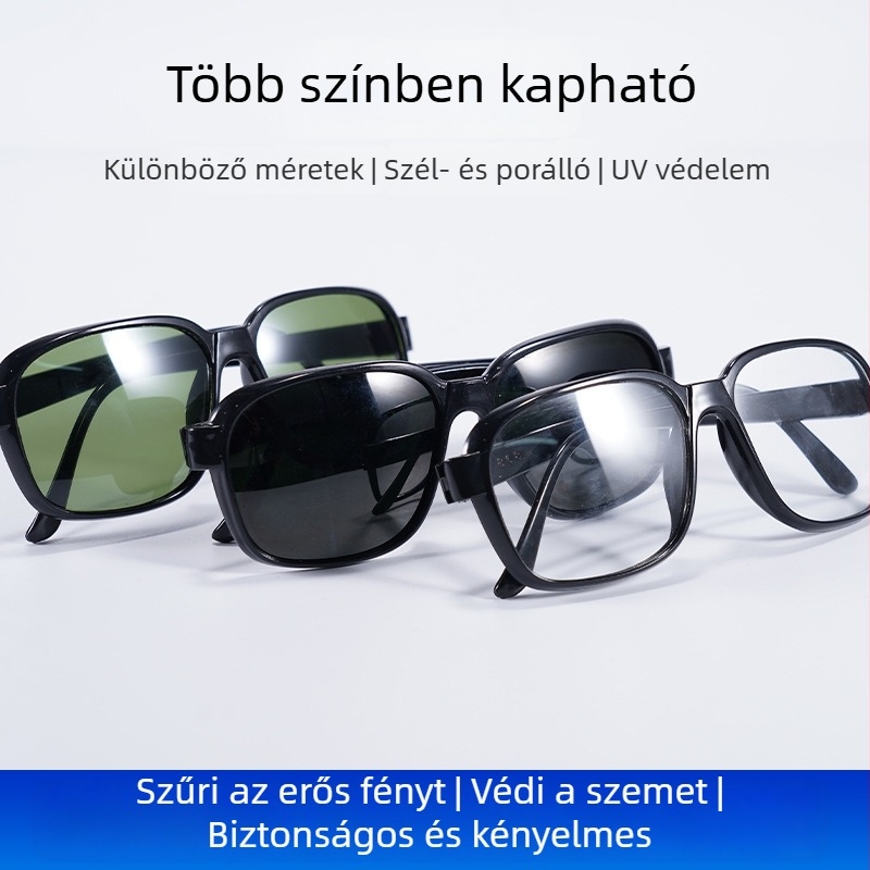 Automata sötétítésű hegesztő szemüveg, védő szemüveg hegesztőknek, HD tükröződésmentes szemüveg