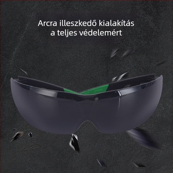 Új stílusú védőszemüveg ipari por elleni, ütésálló, fröccs és kémiai védelem; kerékpározáshoz