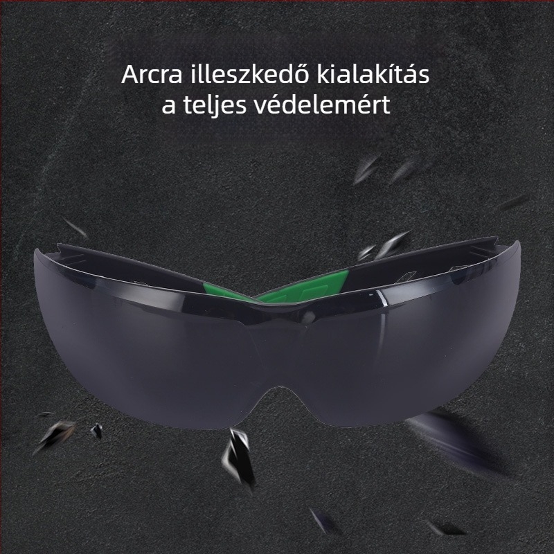 Új stílusú védőszemüveg ipari por elleni, ütésálló, fröccs és kémiai védelem; kerékpározáshoz