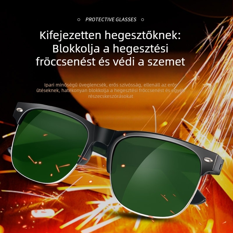Hegesztő szemüveg – anti‑fénycsillanás védő szemüveg, ütésálló