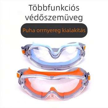 Két színű védőszemüveg szél- és homok elleni védelemmel, fröccsenés elleni védelemmel, motorkerékpárhoz