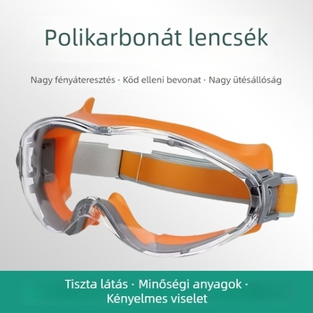 Két színű védőszemüveg szél- és homok elleni védelemmel, fröccsenés elleni védelemmel, motorkerékpárhoz