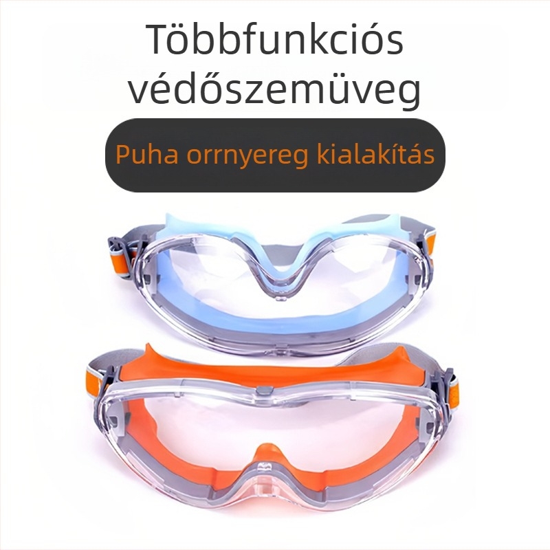 Két színű védőszemüveg szél- és homok elleni védelemmel, fröccsenés elleni védelemmel, motorkerékpárhoz