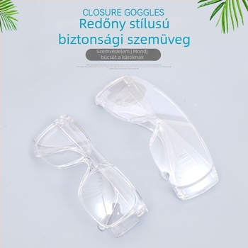 Védő szemüveg megerősített lencsékkel, ütésálló, HD éles látás