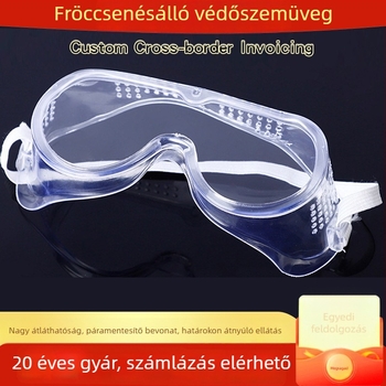 Haomai védő szemüveg munkához és kerékpározáshoz, permet- és szélálló, homok- és porálló, csiszolásálló, párátlanító bevonattal
