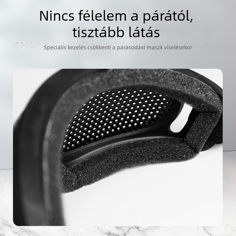 Szélálló védőszemüveg, taktikai szemüveg off-roadhoz, sí- és szabadtéri kerékpározáshoz, polarizált lencsékkel