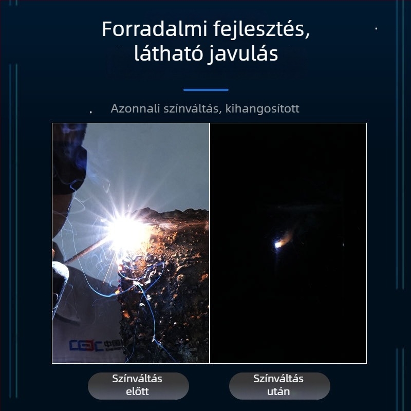Automatikus sötétítésű hegesztő szemüveg, szemvédelem és anti‑reflexiós szűrő