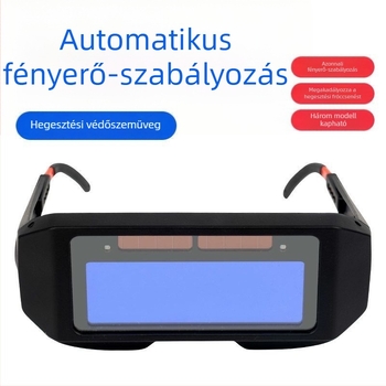 Automatikusan sötétedő hegesztő szemüveg és védőmaszk ívhegesztéshez, UV védelem