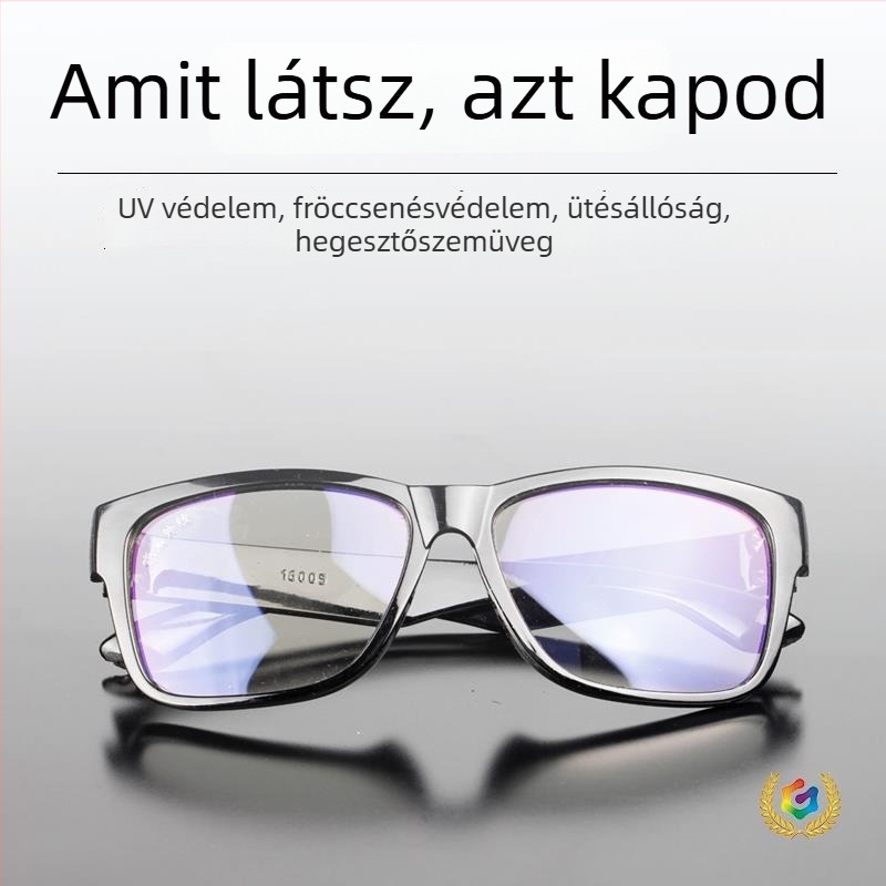 Ívhegesztő szemüveg, anti‑glare, átlátszó lencsék, UV védelem