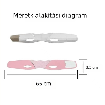 V‑vonalú arclifting és feszesítő maszk, nazolabialis redők és kettős áll ellen, éjszakai arcfestő maszk
