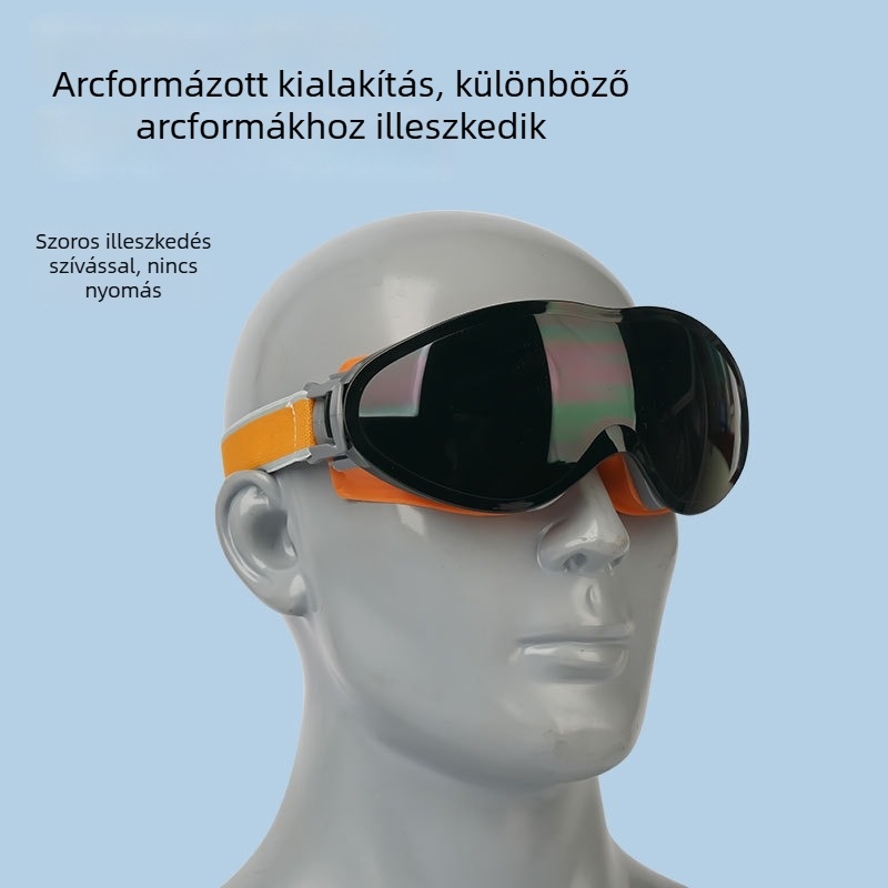 Hegesztővédő szemüveg tükröződésmentes, ív-, ütés- és égésvédelmi tulajdonságokkal
