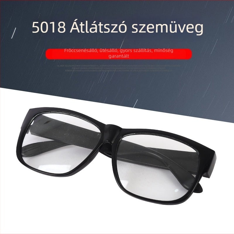 5018 sík védőszemüveg, por- és fröccsenésvédő, uniszex