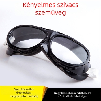 Szellőző ipari védőszemüveg por- és fröccsenés elleni védelemmel, szél- és homokálló, teljesen zárt