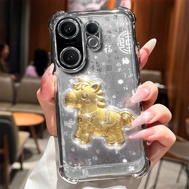 Fekete védőtok a Vivo S30 Pro Minihez – minimalist design, leesés elleni védelem
