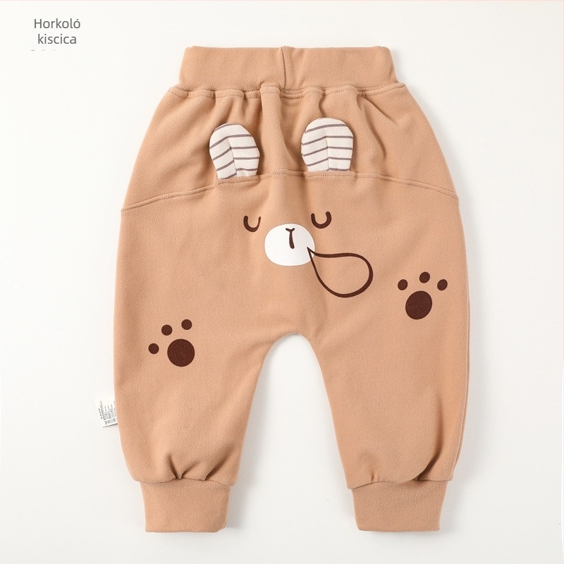 Baba PP nadrágok, kényelmes meleg hosszúnadrág gyerekeknek, poliészter-spandex keverék