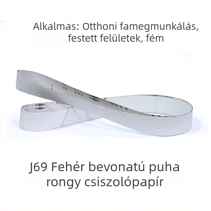 Személyre szabott rozsdamentes acél csiszoló szalag kerámia, cirkónium‑korund és szilícium‑karbid abrazívokkal