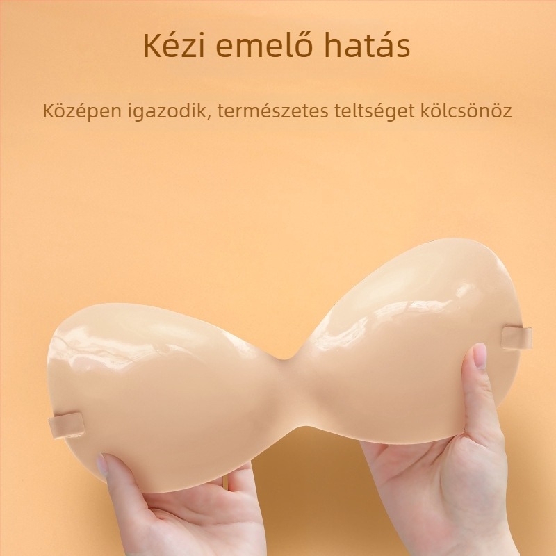 Szilikon láthatatlan melltapasz váll nélküli ruhákhoz, összegyűjti és megemeli a kis melleket, esküvői fotózáshoz
