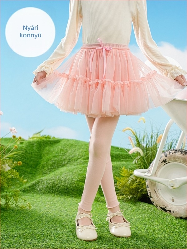 Könnyű pamut nyári culotte lányoknak, koreai stílus, egyszerű design, légáteresztő és izzadságot elvezető, két rész látszat
