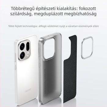 Oppo Find X9 Pro tok Lychee bőr textúrával és X300 védőtok