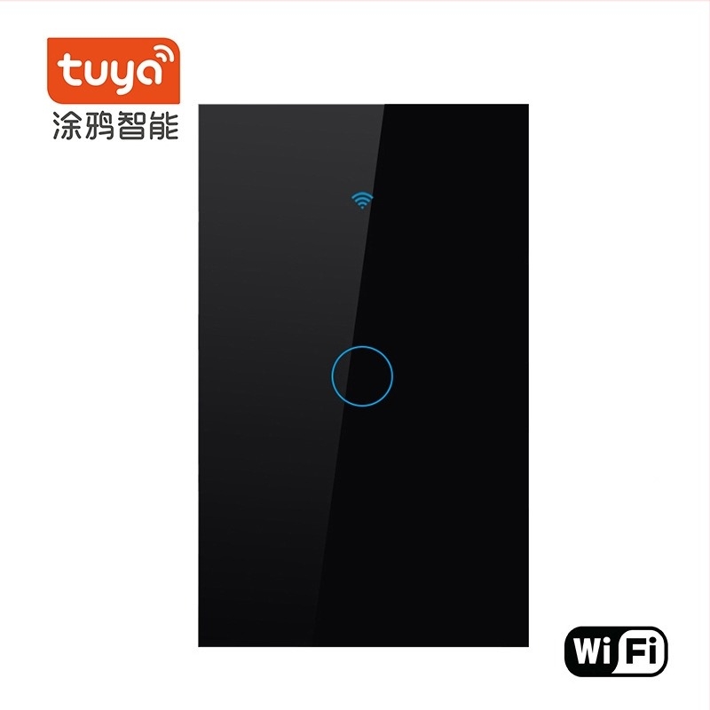 WiFi okos kapcsoló, egypolusú, neutrál nélkül, alkalmazás- és távoli hangvezérlés