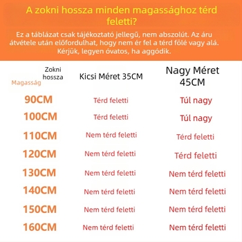 Háromcsíkos pamut zokni gyerekeknek, csíkos iskolai zokni térdig érő, fésült pamutból