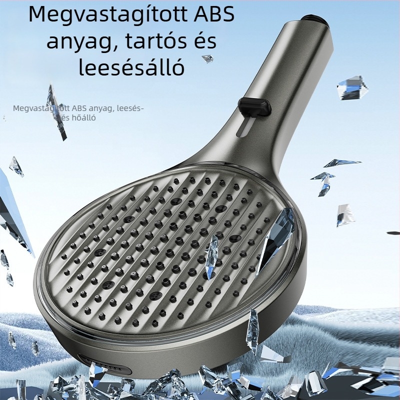 Hőmérséklet-szabályozható ambient fényű zuhanyfej kézi szórófejjel – magas nyomású, multifunkciós zuhany