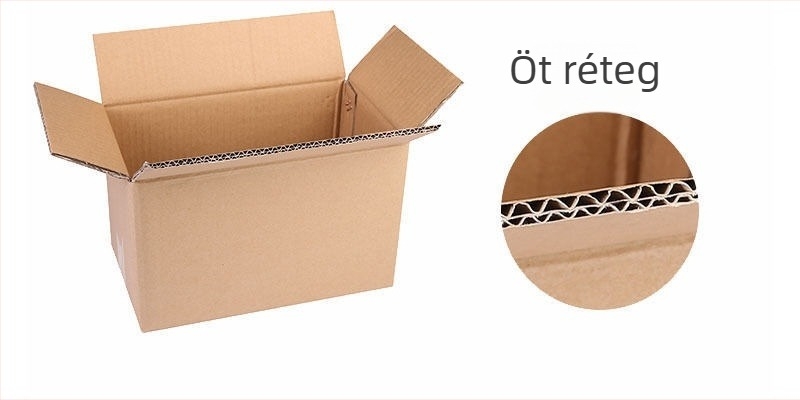 Egyedi három- és ötrétegű, extra kemény hullámkarton költöztető doboz