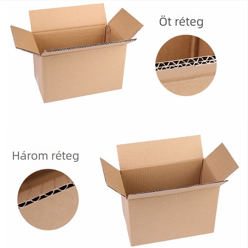 Egyedi három- és ötrétegű, extra kemény hullámkarton költöztető doboz