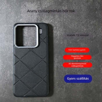 Xiaomi 15 Pro telefon tok – 2 az 1-ben, ütésálló, műbőr hatású, üzleti minimalist dizájn, teljes védelem
