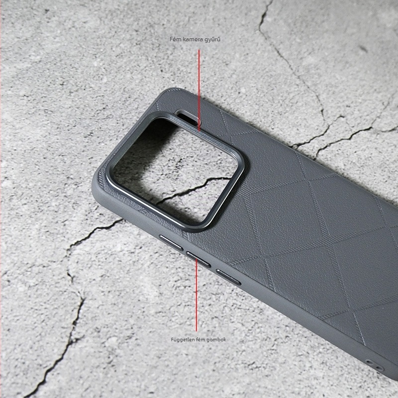 Xiaomi 15 Pro telefon tok – 2 az 1-ben, ütésálló, műbőr hatású, üzleti minimalist dizájn, teljes védelem