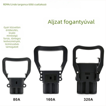 REMA DIN akkumulátor töltő csatlakozó elektromos targoncákhoz, férfi és női dugó, Linde-kompatibilis, 80 A/160 A/320 A, 150 V