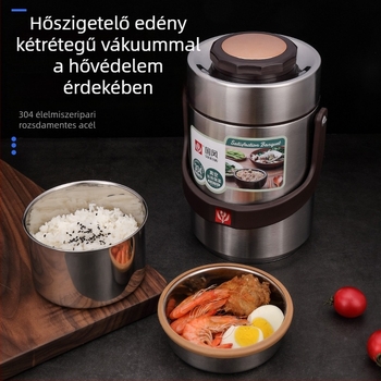 Guofeng GF-0569 Vákuumzáras Ebéddoboz, többszintű, nagy kapacitású, rozsdamentes acél