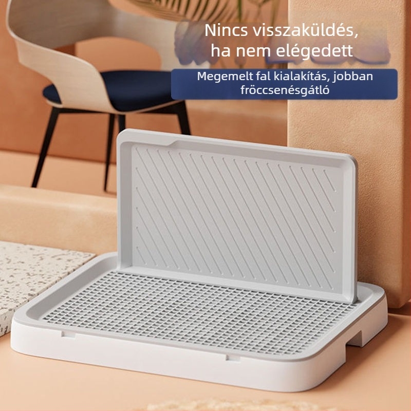 Műanyag kutyatoalett nagy hálóval – háziállatok számára, különböző méretek