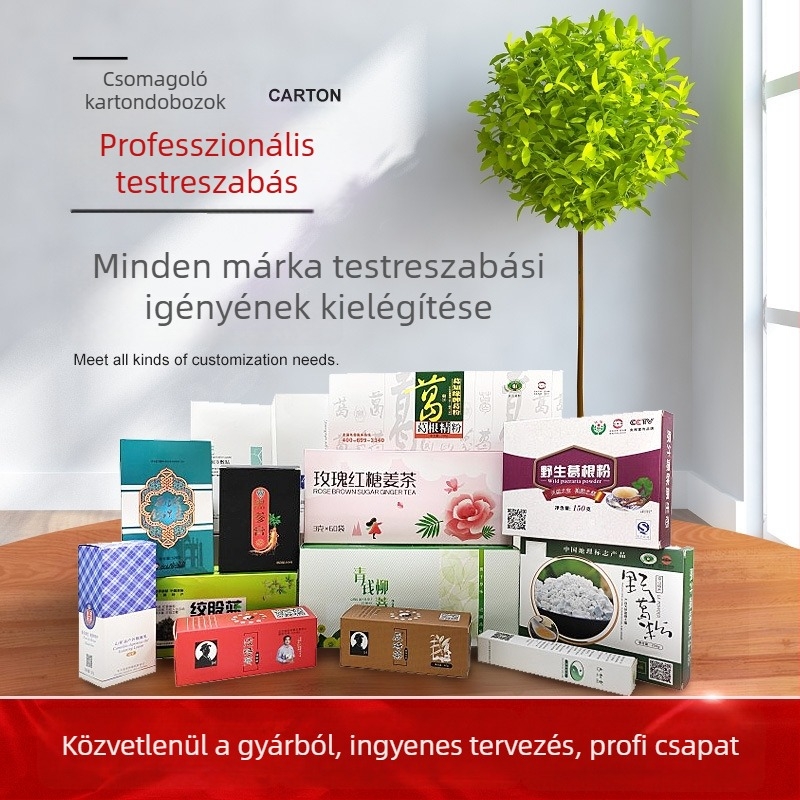 Személyre szabott kozmetikai csomagoló doboz, nyitható-fedél, fehér karton, hullámkarton, ajándékdoboz