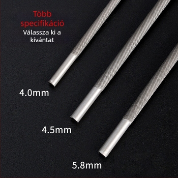 Láncfűrészlánc‑reszelő és körreszelő készlet, körreszelő benzines/elektrikus láncfűrészhez, 4,8 mm és 5,5 mm