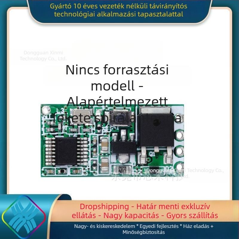 Core rice Vezeték nélküli távirányítós kapcsoló modul autóhoz – DC 3.7V, 5V, 9V, 12V és 24V, egycsatornás mini LED kapcsoló