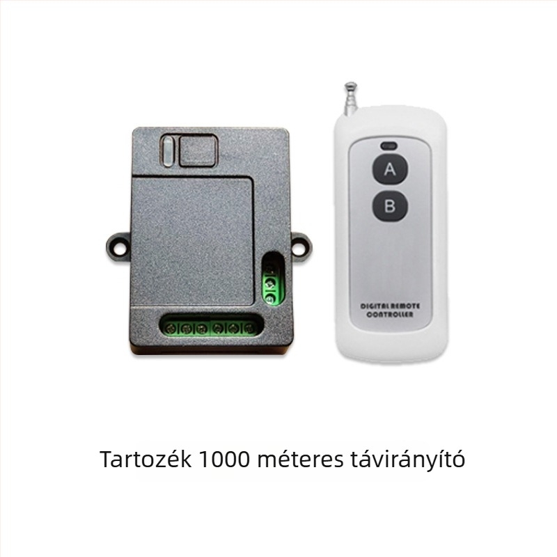 12V/24V kétirányú vezeték nélküli vezérlő a teleszkópos rúd motorjához, előre/ hátra, toló- és húzórúddal, guruló kapuhoz, 433 MHz