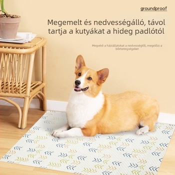 Vízálló háziállatpadló kutyáknak — vizeletbiztos, beltéri használatra, műanyag felület, könnyen tisztítható, minden méretű kutyáknak