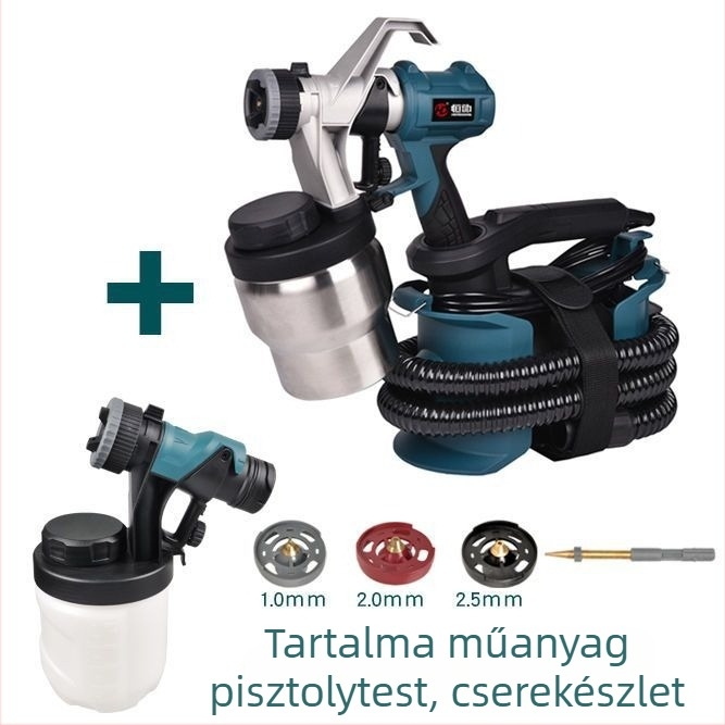 Elektronikus latex festék permetező pisztoly