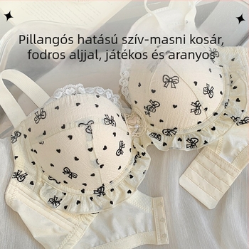 Plusz méretű női csipkés melltartó nagy keblekhez, puha merevítővel, vékony, varrás nélküli