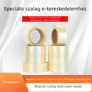 Átlátszó csomagoló szalag dobozok lezárásához