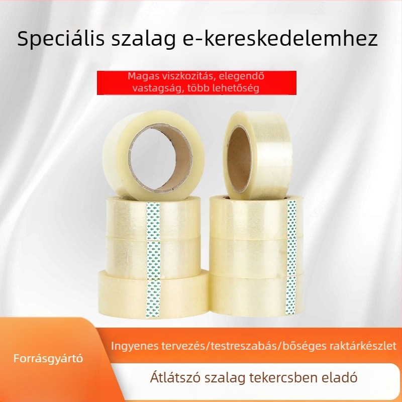 Átlátszó csomagoló szalag dobozok lezárásához