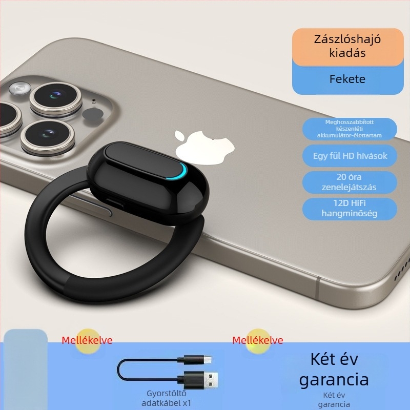 F9 Bluetooth fülhallgatók, forgatható fülhurok, vezeték nélküli, nyitott fülű sportfülhallgatók, hosszú üzemidő