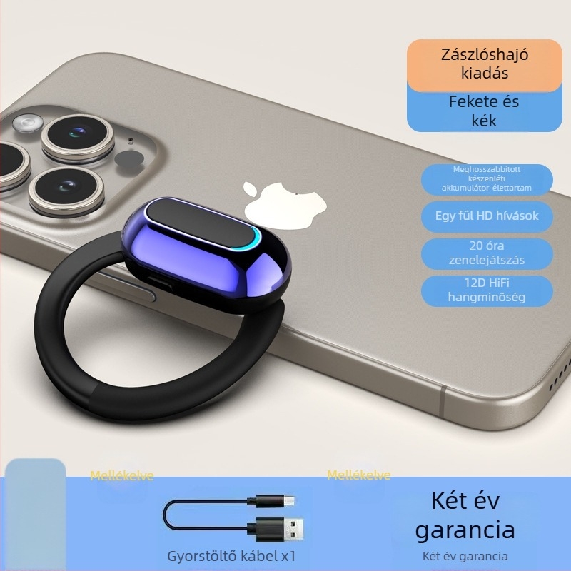 F9 Bluetooth fülhallgatók, forgatható fülhurok, vezeték nélküli, nyitott fülű sportfülhallgatók, hosszú üzemidő