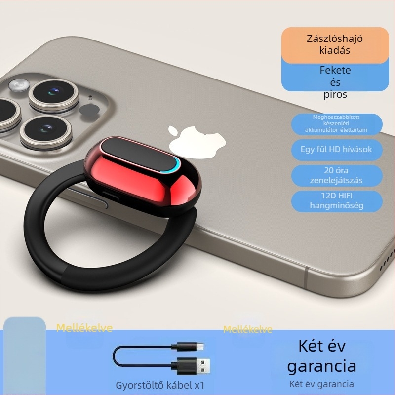 F9 Bluetooth fülhallgatók, forgatható fülhurok, vezeték nélküli, nyitott fülű sportfülhallgatók, hosszú üzemidő