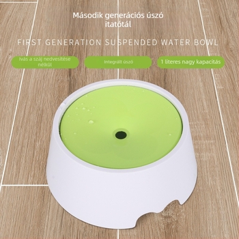Megemelt macska- és kutya itató, harmadik generáció, cseppmentes ivóedény