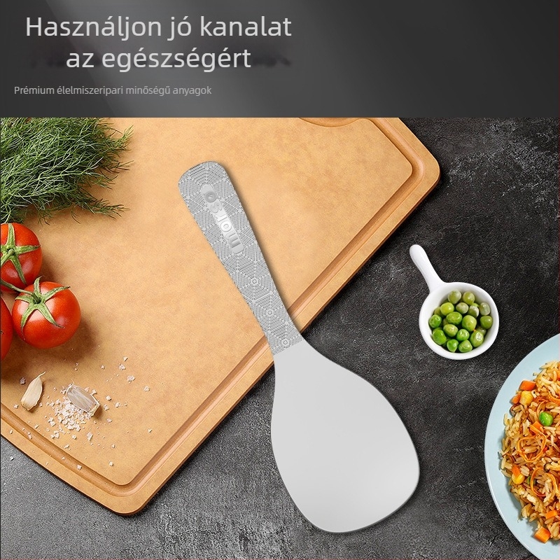 Titánból készült tapadásmentes rizsskanál – extra vastag, háztartási használatra
