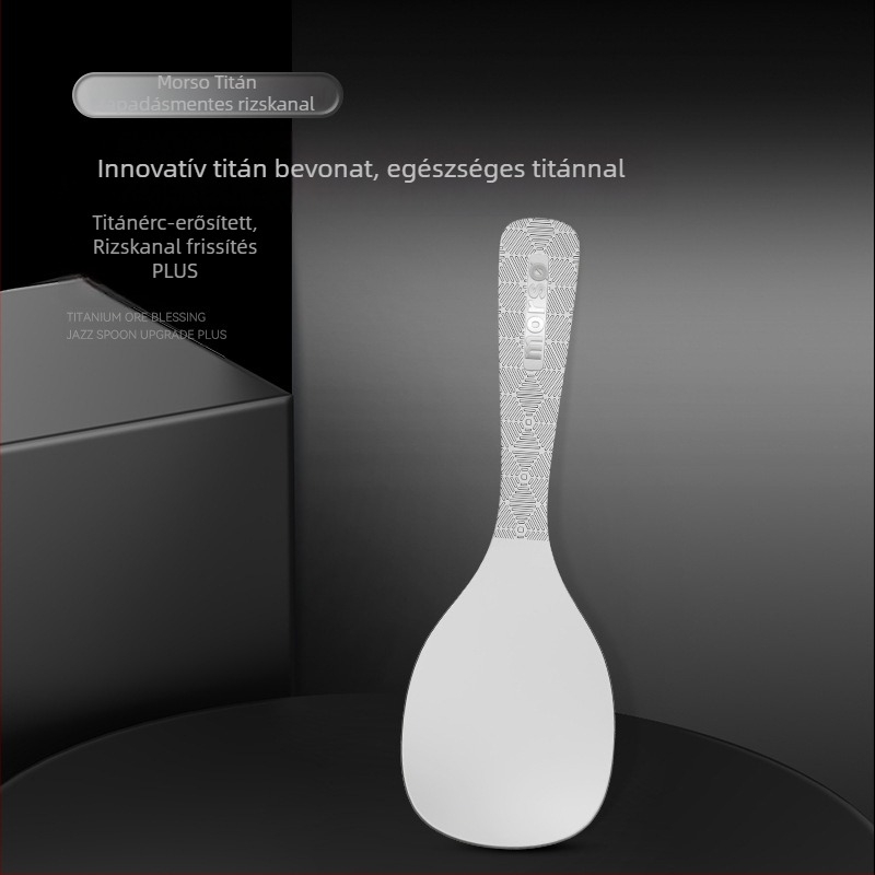 Titánból készült tapadásmentes rizsskanál – extra vastag, háztartási használatra